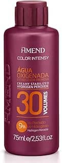 Água Oxigenada Cremosa Amend Color Intensy, Descolore E Auxilia No Tingimento Dos Cabelos, Uso Profissional, Promover A Oxidação Nos Processos De Coloração Ou Descoloração (30 volumes, 75ml)