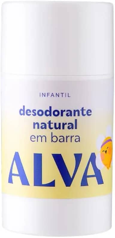 Alva Desodorante em barra infantil Camomila Vegano 33g