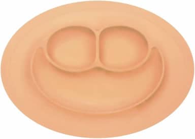 Prato Silicone com divisorias Laranja - Turminha Guara