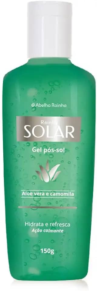RAINHA SOLAR - GEL POS SOL ALOE VERA E CAMOMILA 120G