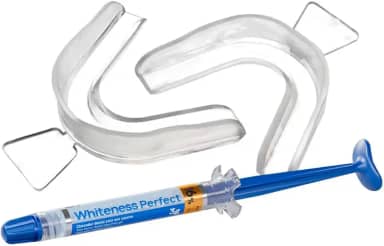 Kit 1 Clareador Dental Moldeira Whiteness Perfect 16% Fgm