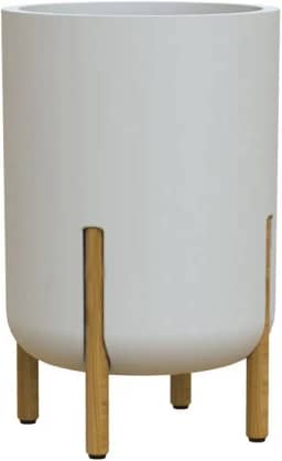 VASO CILINDRICO DECORE 34 OFF-WHITE