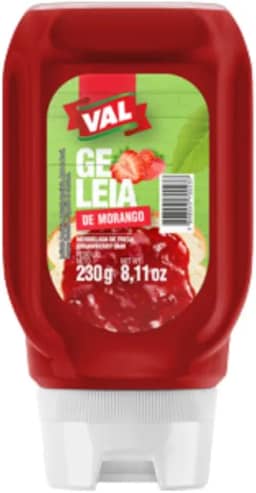 Val Alimentos Geleia De Morango Val Top Down 230G