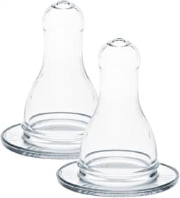 Bico para Mamadeira Silicone Redondo com 2 unidades Lolly