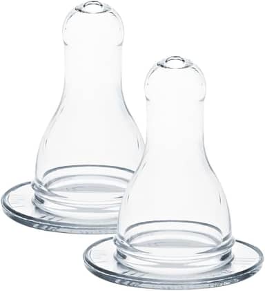 Bico para Mamadeira Silicone Redondo com 2 unidades Lolly