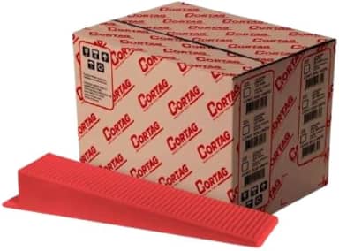 Cunha Nivelamento Slim Cortag 61538 Para Pisos Revestimentos Cerâmicas Porcelanatos Profissional - 200 Unidades