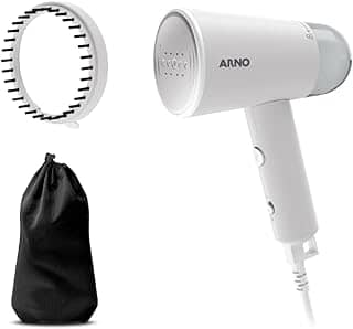 Vaporizador de Roupas Arno Steam Travel, Higieniza, Compacto, Dobrável e Portátil, 110V, Cinza, HS11