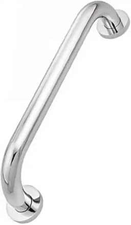 Alça de Apoio 30cm Barra Inox Suporte Banheiro Box Idoso Deficiente Segurança Apoio Quarto Corredor Parede Acessibilidade Resistente