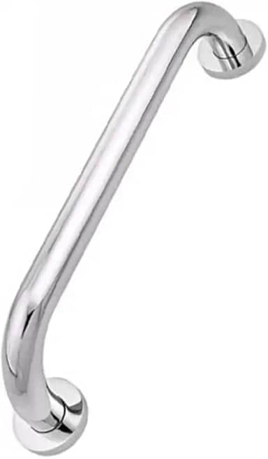 Alça de Apoio 30cm Barra Inox Suporte Banheiro Box Idoso Deficiente Segurança Apoio Quarto Corredor Parede Acessibilidade Resistente