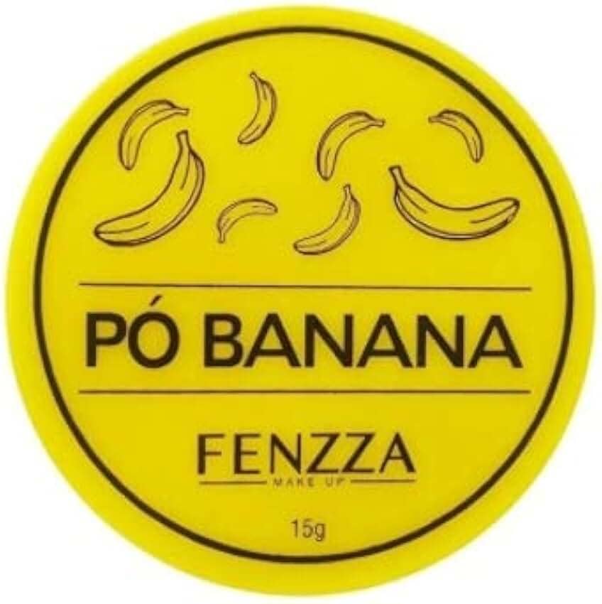 Pó Banana Para Maquiagem Fixador Translucido Finalizador, FZ34014, tb, Fenzza