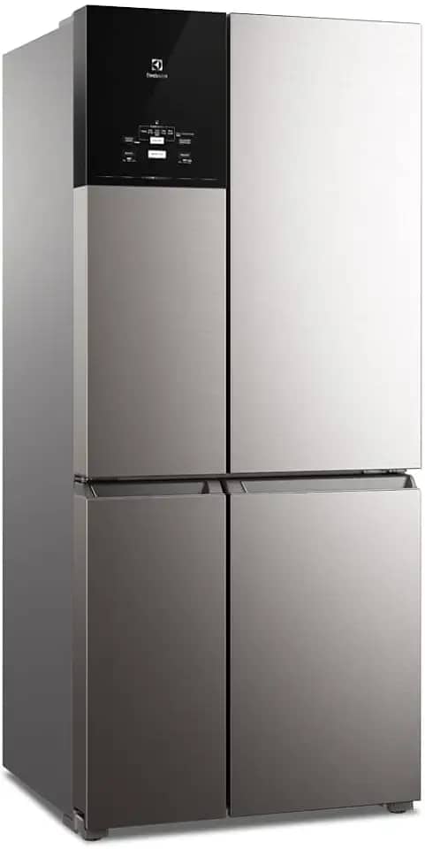 Geladeira Electrolux Frost Free Inverter 581L FlexiSpace 4 Portas Cor Inox Look (IQ8S) - 127V