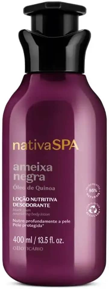 Loção Hidratante Desodorante Corporal Nativa Spa Ameixa Negra 400ml