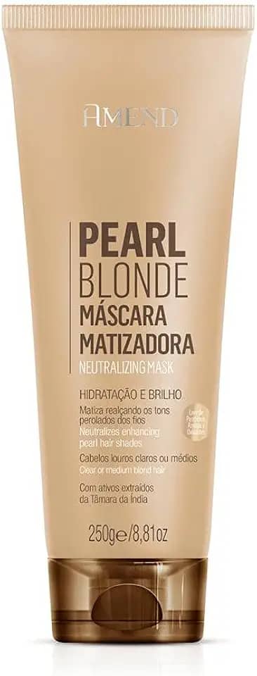 Máscara Amend Matizadora Pearl Blonde 250g