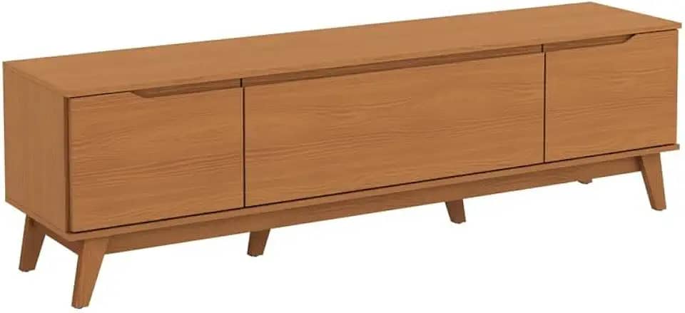 Estante com 3 portas e armário para TV 180 cm