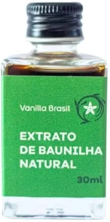 Extrato De Baunilha Natural Vanilla Brasil 30 Ml Zero Açúcar