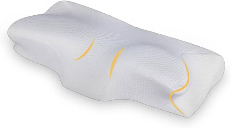 Travesseiro Ortopédico Pro 2 em 1 Cervical com Apoio para os Braços - Ideal para quem tem Dor nas costas, no Pescoço, Tendinite ou Bursite - O Melhor Travesseiro Ergonômico OrtoGold®