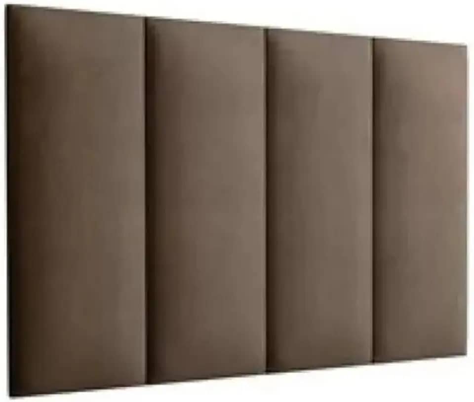 Cabeceira Cama Box 100x45 Solteiro Marrom Ane