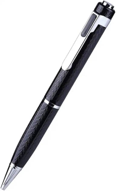 Caneta Gravadora de Voz - Gravação Discreta Sem Luz | Microfone Omnidirecional | MP3, Pen Drive e Caneta | 20h de Bateria | Ideal para Reuniões, Aulas, Entrevistas e Profissionais