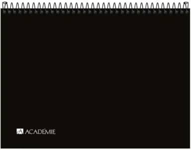 Tilibra - Caderno Sketchbook Espiral Capa Plástica A4 Académie Sense 150 G 50 Folhas