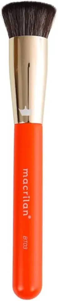 Pincel BT03 Profissional Kabuki para Base Macrilan – Linha Beauty Tools, Macrilan