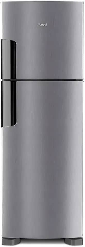 Geladeira Consul Frost Free Duplex 386 litros com Altura Flex cor Inox CRM44AK 220V