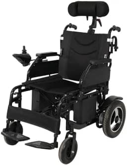 Cadeira de Rodas Motorizada Dobrável D800 com Apoio de Cabeça Dellamed