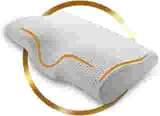 Travesseiro Nasa Ortopédico Anatômico Ajuda Aliviar Dores no Pescoço e Cervical, Combate Insônia e o Ronco OrtoGold