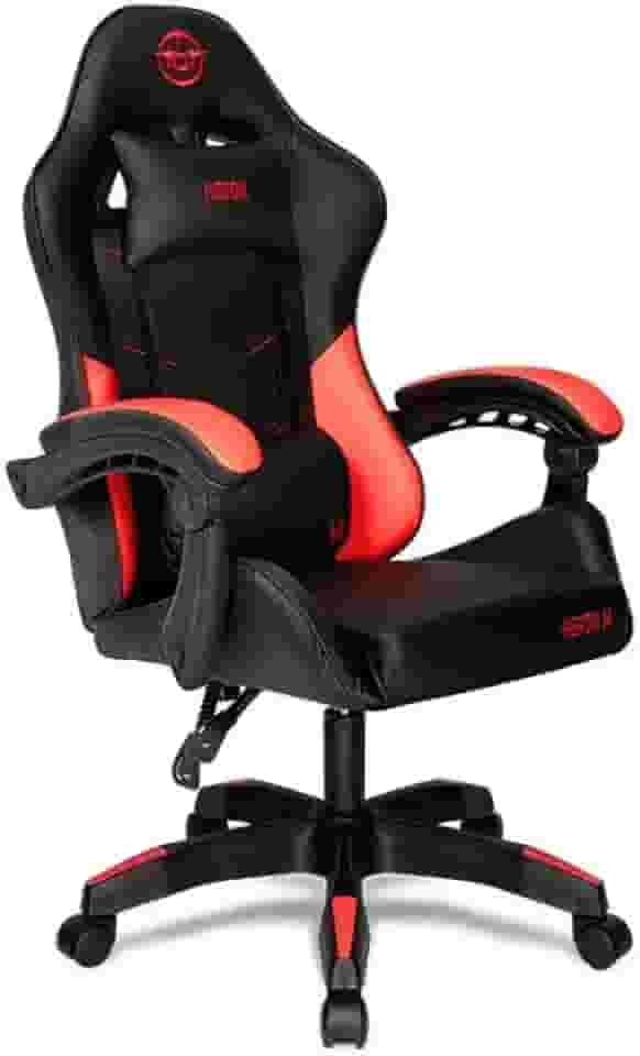 Cadeira Gamer | TGT | Heron M | Estilo Gamer, Encosto Ajustável, Braços 2D | Preto e Vermelho | TGT-HRM-RD02