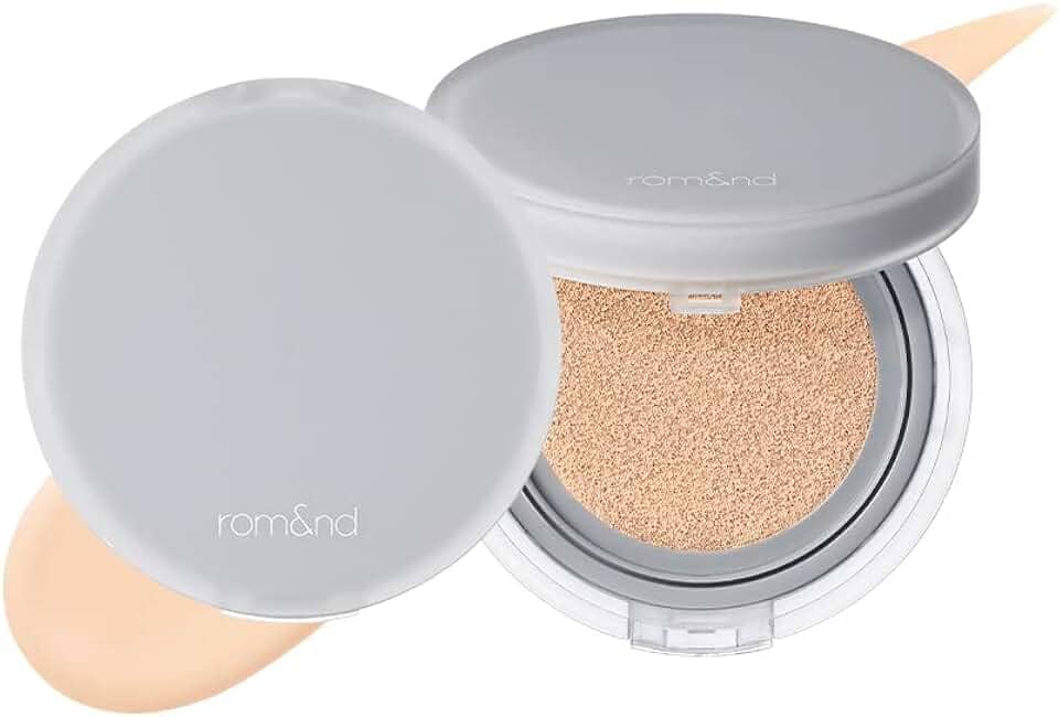 rom&nd Rom&Nd Nu Zero Cushion (03 Natural 21) Longa Duração, Alta Cobertura, Acabamento Semi-Matte, Pele Impecável Sem Rosto Endurecido, Base E Fixador De Maquiagem, Camada Fina, Base Coreana Cushion