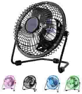 Mini Ventilador Usb Portátil De Mesa em metal