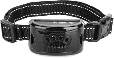 Coleira Adestramento Recarregável Anti Latido Diversas Cores (Preta)