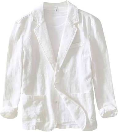 Blazer masculino casual esportivo casacos de linho terno jaquetas negócios leves ternos diários