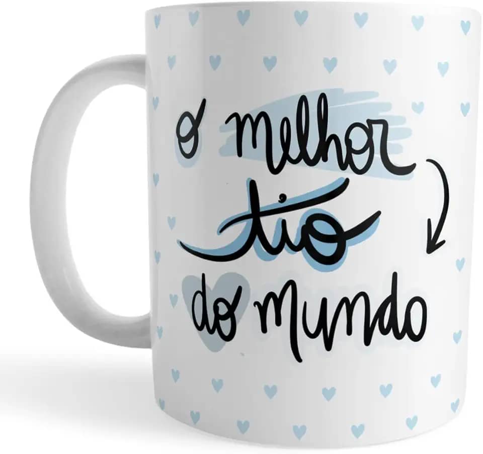 Caneca O Melhor Tio do Mundo – Presente Carinhoso para Tio
