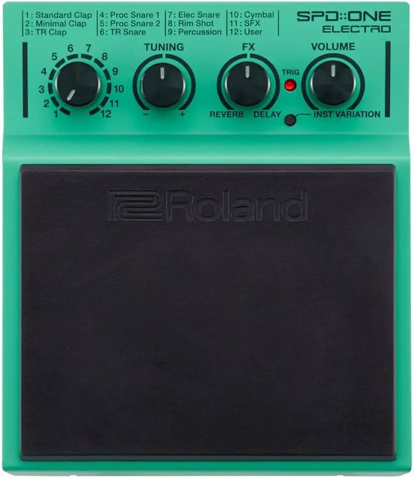 Roland SPD-1E – Bateria eletrônica para percussão, Verde