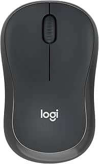 Mouse Sem Fio Logitech M240 com Conexão Bluetooth, Clique Silencioso, Design Ambidestro Compacto, Bateria de 18 Meses, Compatível com Windows, macOS, ChromeOS - Grafite