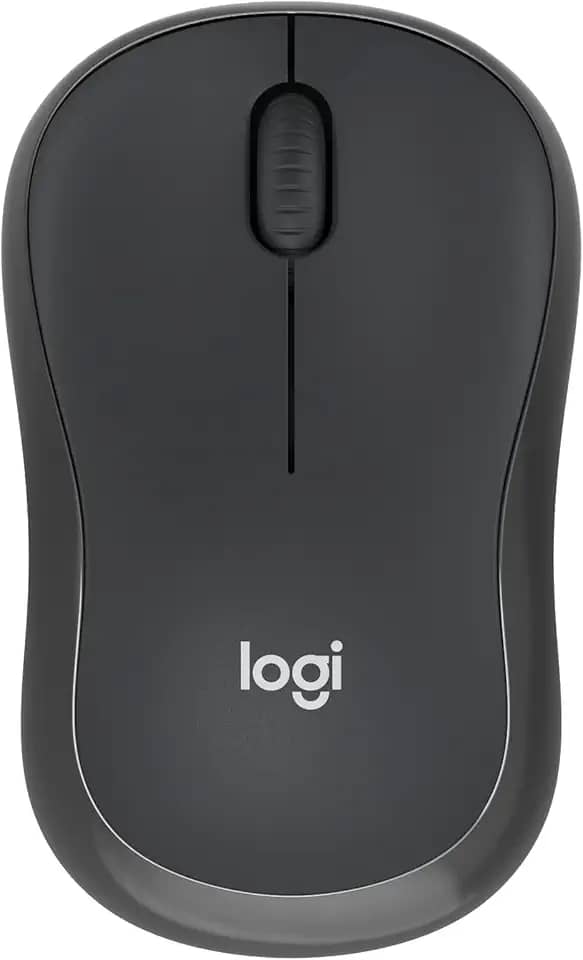 Mouse Sem Fio Logitech M240 com Conexão Bluetooth, Clique Silencioso, Design Ambidestro Compacto, Bateria de 18 Meses, Compatível com Windows, macOS, ChromeOS - Grafite