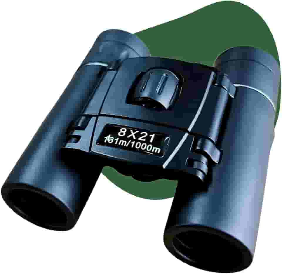 Binóculo Profissional Longo Alcance 8x21 Alta Nitidez Ajuste Dioptria Foco Regulável Acabamento Emborrachado