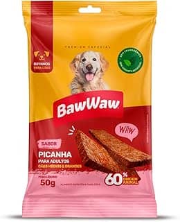 Bifinho Baw Waw para Cães Sabor Picanha 50g