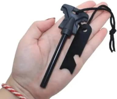 Iniciador de Fogo de Magnésio Acampamentos Pederneira de Sobrevivência Raspador Ao Ar Livre