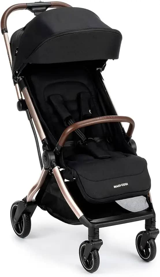 Carrinho de Bebê Maxi-Cosi, Eva³, Essential Black Champagne