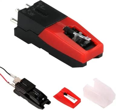 Agulha de toca-discos de vinil com cartucho cartucho universal toca-discos toca-discos Agulha de substituição para toca-discos de vinil LP fonógrafo