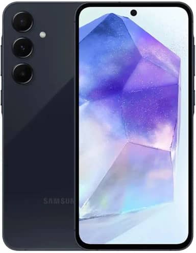 Celular Samsung Galaxy A55 5G, Câmera Tripla até 50MP, Tela 6.6", 256GB Azul Escuro