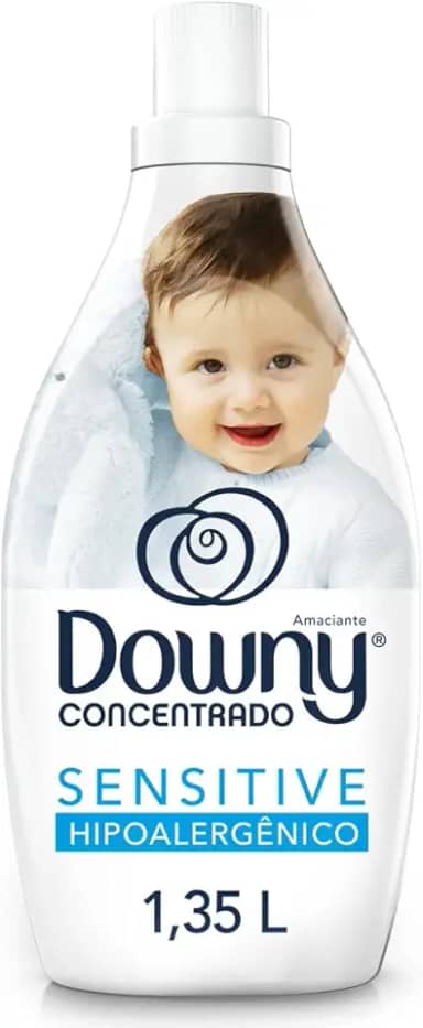 Downy Sensitive Hipoalergênico - Amaciante Concentrado para Roupa de Bebêm 1,35L