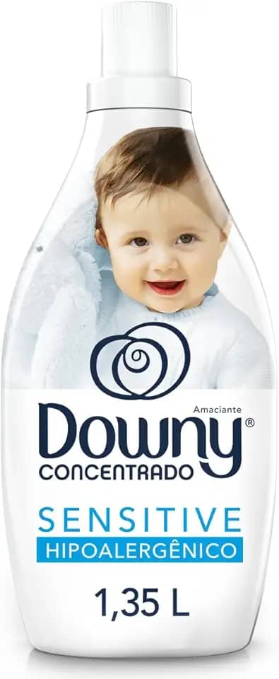 Downy Sensitive Hipoalergênico - Amaciante Concentrado para Roupa de Bebêm 1,35L
