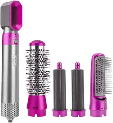 Kit 5 em 1 Secador Modelador Escova de Cabelo Alisadora Elétrica 110v e 220v (220v)