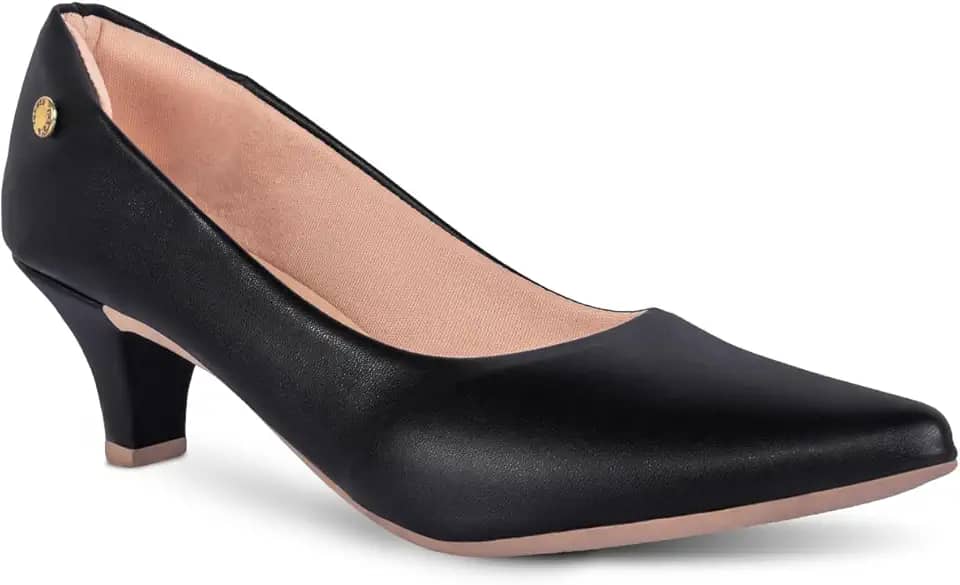 Sapato Scarpin Feminino Salto Baixo Fino Confortável R2.29