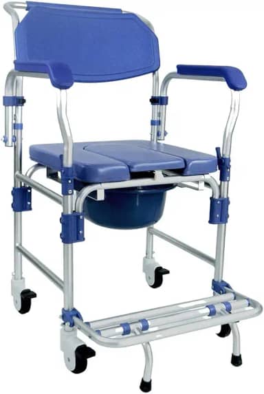 Cadeira de Banho Obeso em Alumínio até 150kg D60 Dellamed