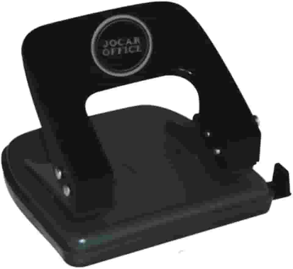 Perfurador de Metal 2 Furos Para 20 Folhas Leonora, Preto
