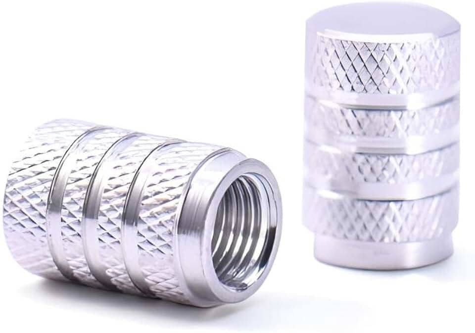 Western PN-50 Tampas Válvula de Pneu, Preto, 4 unidades