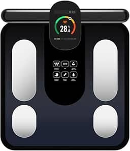 Balança Bodyscan Bioimpedancia Vision Preta Relaxmedic